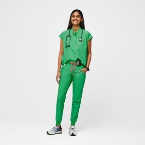 Figs free x safety green scrub top in style Rafaela